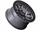 Black Rhino Calico Matte Gunmetal with Matte Black Lip 6-Lug Wheel; 17x8.5; 0mm Offset (99-06 Sierra 1500)