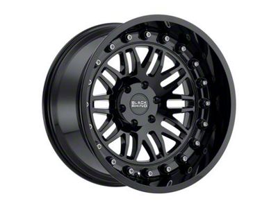 Black Rhino Fury Gloss Black 6-Lug Wheel; 20x11.5; -44mm Offset (99-06 Sierra 1500)
