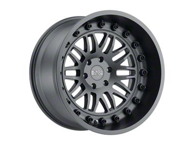 Black Rhino Fury Matte Gunmetal 6-Lug Wheel; 18x9.5; 12mm Offset (99-06 Sierra 1500)