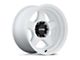 KMC Lobo Gloss White 6-Lug Wheel; 17x8.5; -10mm Offset (99-06 Sierra 1500)