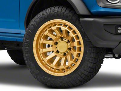Black Rhino Raid Gold 6-Lug Wheel; 20x9.5; 12mm Offset (99-06 Sierra 1500)