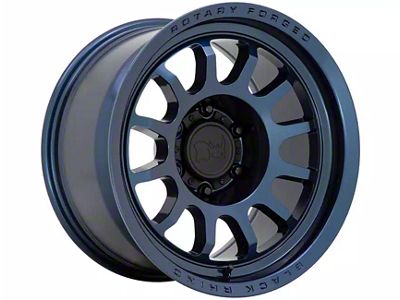 Black Rhino Rapid Midnight Blue 6-Lug Wheel; 17x9; 12mm Offset (99-06 Sierra 1500)