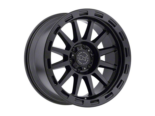 Black Rhino Revolution Matte Black 6-Lug Wheel; 17x9; -12mm Offset (99-06 Sierra 1500)