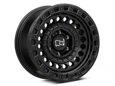 Black Rhino Sentinel Matte Black 6-Lug Wheel; 17x8.5; -10mm Offset (99-06 Sierra 1500)