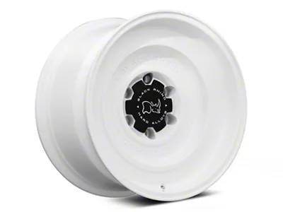 Black Rhino Solid Gloss White 6-Lug Wheel; 17x9.5; -12mm Offset (99-06 Sierra 1500)
