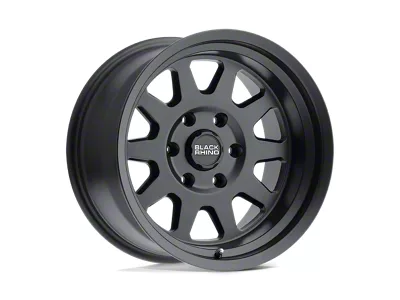 Black Rhino Stadium Matte Black 6-Lug Wheel; 17x8; 35mm Offset (99-06 Sierra 1500)