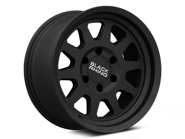 Black Rhino Stadium Matte Black 6-Lug Wheel; 17x8; 35mm Offset (99-06 Sierra 1500)