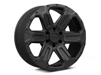 Black Rhino Wanaka Matte Black 6-Lug Wheel; 20x9; 12mm Offset (99-06 Sierra 1500)