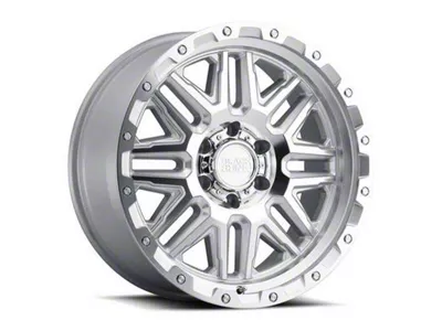Black Rhino Alamo Gloss Silver 6-Lug Wheel; 20x9; 12mm Offset (99-06 Silverado 1500)