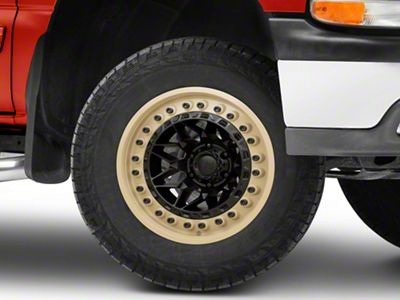 Black Rhino Alpha Matte Black with Sand Lip 6-Lug Wheel; 18x9; 20mm Offset (99-06 Silverado 1500)