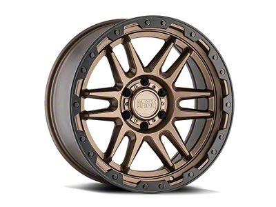 Black Rhino Apache Matte Bronze with Black Bolts 6-Lug Wheel; 18x9; -18mm Offset (99-06 Silverado 1500)