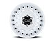 Black Rhino Axle Gloss White 6-Lug Wheel; 17x9.5; 6mm Offset (99-06 Silverado 1500)