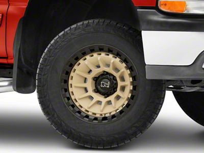 Black Rhino Barrage Desert Sand on Matte Black 6-Lug Wheel; 18x9; 0mm Offset (99-06 Silverado 1500)
