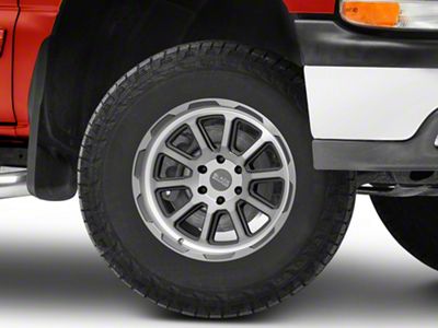 Black Rhino Chase Brushed Gunmetal 6-Lug Wheel; 17x9.5; -18mm Offset (99-06 Silverado 1500)