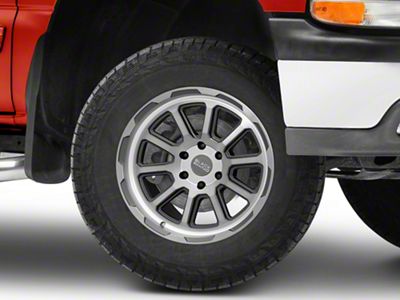 Black Rhino Chase Brushed Gunmetal 6-Lug Wheel; 18x9.5; -18mm Offset (99-06 Silverado 1500)