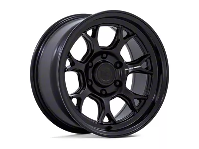 Black Rhino Etosha Matte Black 6-Lug Wheel; 17x8.5; -10mm Offset (99-06 Silverado 1500)