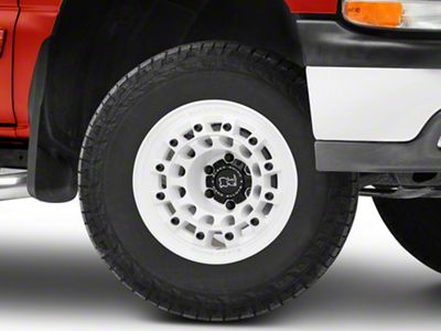 Black Rhino Fuji Gloss White 6-Lug Wheel; 17x8; 20mm Offset (99-06 Silverado 1500)