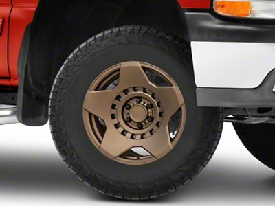 Black Rhino Muzzle Matte Bronze 6-Lug Wheel; 17x9; 0mm Offset (99-06 Silverado 1500)