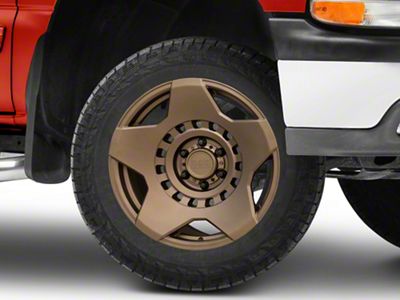 Black Rhino Muzzle Matte Bronze 6-Lug Wheel; 20x9; -18mm Offset (99-06 Silverado 1500)