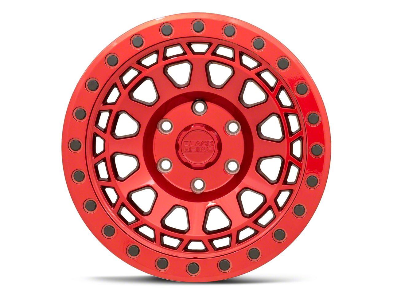 Black Rhino Silverado 1500 Primm Candy Red with Black Bolts