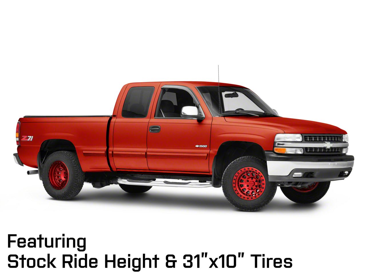 Black Rhino Silverado 1500 Primm Candy Red with Black Bolts 6-Lug