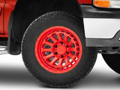 Black Rhino Raid Gloss Red 6-Lug Wheel; 18x9.5; -18mm Offset (99-06 Silverado 1500)