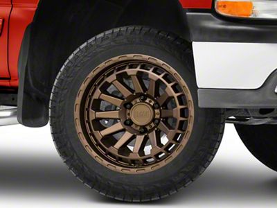 Black Rhino Raid Matte Bronze 6-Lug Wheel; 20x9.5; 12mm Offset (99-06 Silverado 1500)