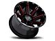 Black Rhino Rampage Gloss Black with Red Inner Lip 6-Lug Wheel; 20x12; -44mm Offset (99-06 Silverado 1500)