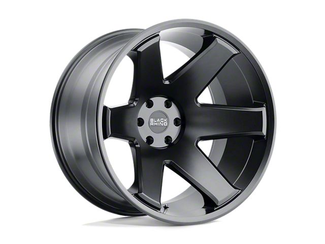 Black Rhino Raze Matte Black 6-Lug Wheel; 22x14; -76mm Offset (99-06 Silverado 1500)