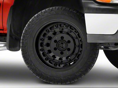 Black Rhino Arsenal Textured Matte Black 6-Lug Wheel; 20x12; -44mm Offset (99-06 Silverado 1500)