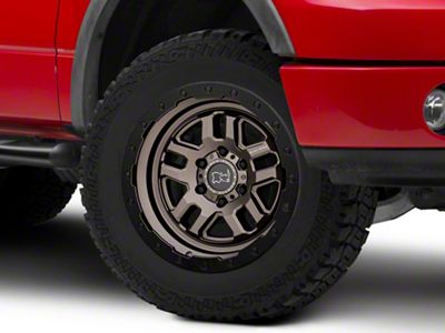 Black Rhino Barstow Matte Bronze with Matte Black Lip 6-Lug Wheel; 20x9.5; 12mm Offset (04-08 F-150)