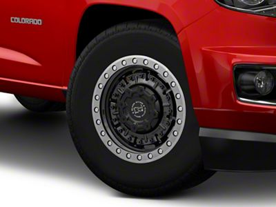 Black Rhino Abrams Gloss Gunblack with Machined Dark Tint 6-Lug Wheel; 18x9.5; 12mm Offset (15-22 Colorado)