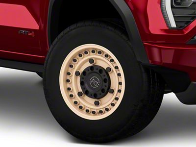 Black Rhino Armory Desert Sand 6-Lug Wheel; 17x9.5; 6mm Offset (23-25 Canyon)