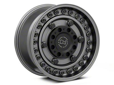 Black Rhino Armory Matte Gunblack 6-Lug Wheel; 20x9.5; 6mm Offset (23-25 Canyon)