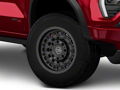 Black Rhino Arsenal Textured Matte Black 6-Lug Wheel; 17x9.5; 12mm Offset (23-25 Canyon)