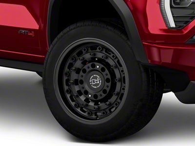 Black Rhino Arsenal Textured Matte Black 6-Lug Wheel; 20x9.5; -18mm Offset (23-26 Canyon)