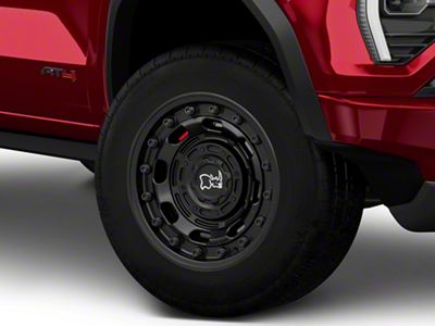 Black Rhino Atlas Matte Black 6-Lug Wheel; 18x9; 0mm Offset (23-26 Canyon)