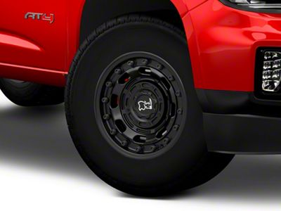 Black Rhino Atlas Matte Black 6-Lug Wheel; 16x8; -10mm Offset (15-22 Canyon)