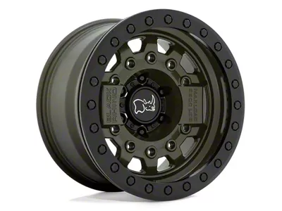 Black Rhino Avenger Beadlock Olive Drab Green 6-Lug Wheel; 17x8.5; 0mm Offset (23-25 Canyon)