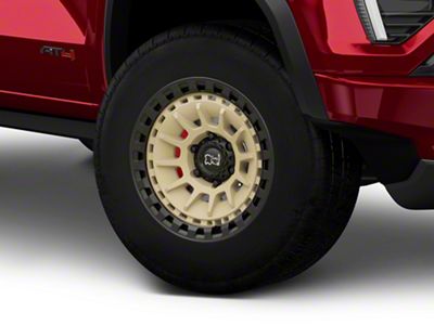 Black Rhino Barrage Desert Sand on Matte Black 6-Lug Wheel; 17x8.5; -10mm Offset (23-25 Canyon)