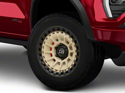 Black Rhino Barrage Desert Sand on Matte Black 6-Lug Wheel; 18x9; 0mm Offset (23-26 Canyon)