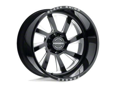 Black Rhino Blaster Gloss Black Milled 6-Lug Wheel; Left Directional; 22x14; -76mm Offset (23-25 Canyon)