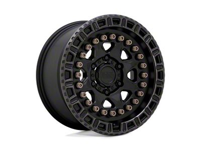 Black Rhino Carbine Matte Black with Machined Tinted Ring and Bronze Bolts 6-Lug Wheel; 18x9; -18mm Offset (23-24 Canyon)