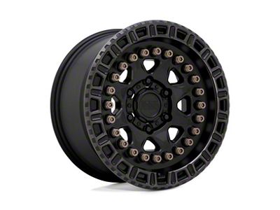 Black Rhino Carbine Matte Black with Machined Tinted Ring and Bronze Bolts 6-Lug Wheel; 18x9; -18mm Offset (23-25 Canyon)
