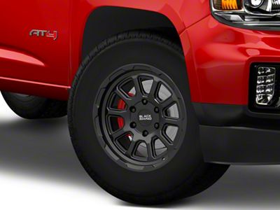 Black Rhino Chase Matte Black 6-Lug Wheel; 17x9; 12mm Offset (15-22 Canyon)
