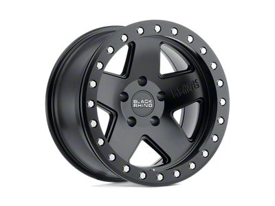 Black Rhino Crawler Matte Black 6-Lug Wheel; 17x9.5; -18mm Offset (23-25 Canyon)