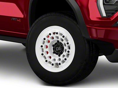 Black Rhino Fuji Gloss White 6-Lug Wheel; 17x9; -12mm Offset (23-26 Canyon)