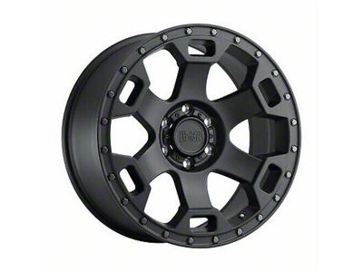 Black Rhino Gauntlet Semi Gloss Black with Gunmetal Bolts 6-Lug Wheel; 18x9; -18mm Offset (23-24 Canyon)