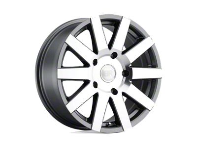 Black Rhino Journey Gloss Gunmetal with Mirror-Cut Face 6-Lug Wheel; 17x7.5; 45mm Offset (23-25 Canyon)