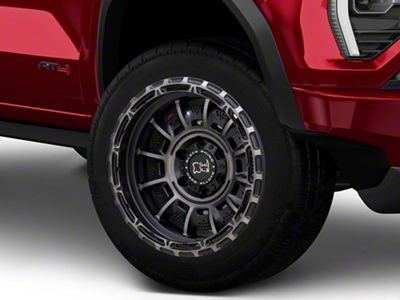 Black Rhino Legion Matte Black with Gray Tint 6-Lug Wheel; 20x10; -18mm Offset (23-25 Canyon)